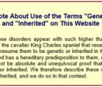 Definitions of Genetic & Inherited