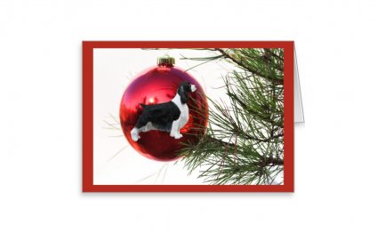 English Springer Spaniel Christmas Card